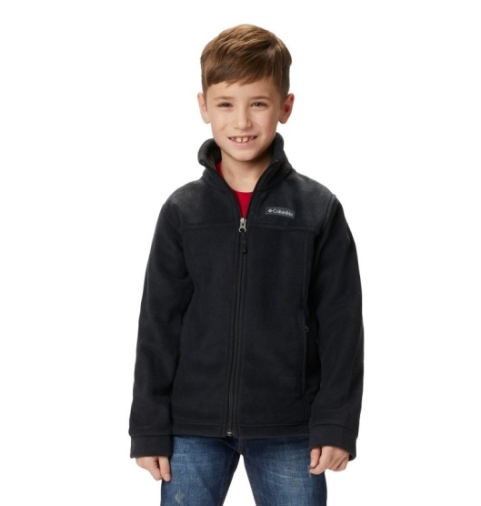 Columbia Steens Mountain II Kids' Fleece Jacket Black | 764-FSNGYJ