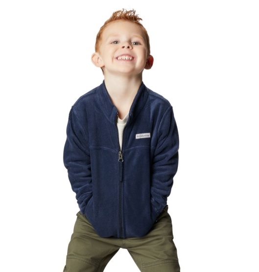 Columbia Steens Mountain II Kids' Fleece Jacket Navy | 850-GKQWAY