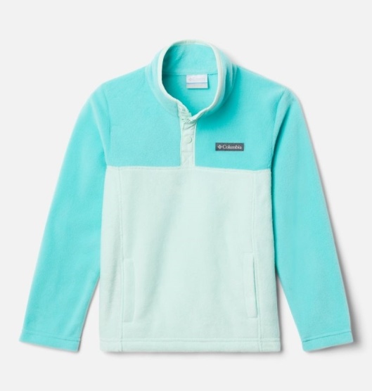 Columbia Steens Mountain Kids' Shirts Blue | 375-WPISHT