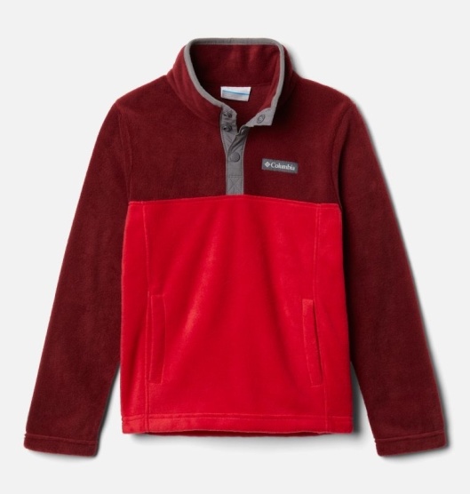 Columbia Steens Mountain Kids' Shirts Red | 312-SWULBO