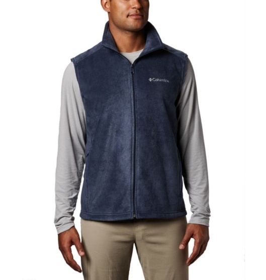 Columbia Steens Mountain Men's Vest Navy | 689-FBYUTS