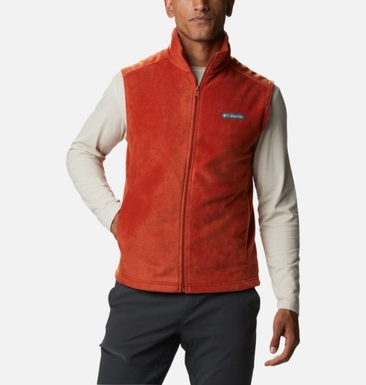 Columbia Steens Mountain Men's Vest Red | 561-ABDYVG