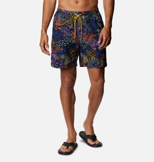 Columbia Summerdry Men's Shorts Blue | 836-KMRAIN