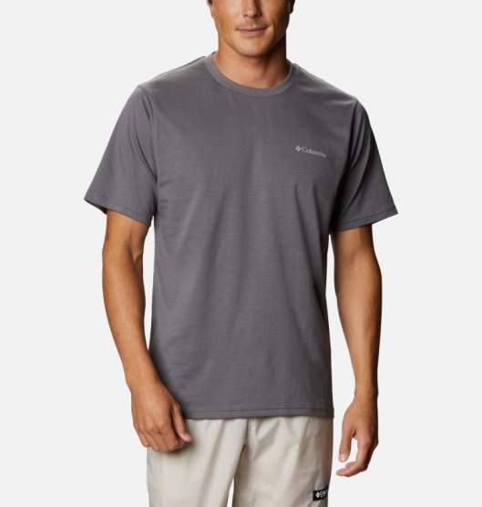 Columbia Sun Trek Men's T-Shirt Grey | 732-JNURTV