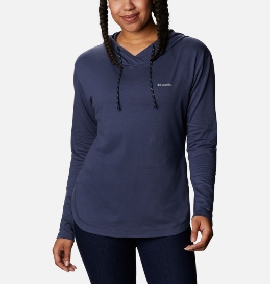 Columbia Sun Trek Women's Hoodies Blue | 813-ZKXPOJ