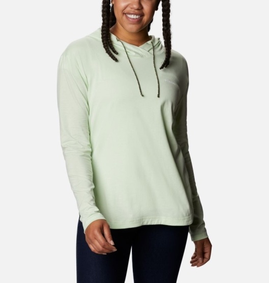 Columbia Sun Trek Women's Hoodies Light Yellow | 270-ROUBNV