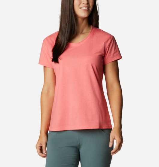 Columbia Sun Trek Women's T-Shirt Orange | 438-ZVDXGO