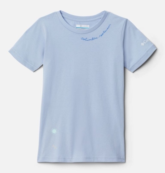 Columbia Sweet Pines Kids' T-Shirt Blue | 356-XMILOT