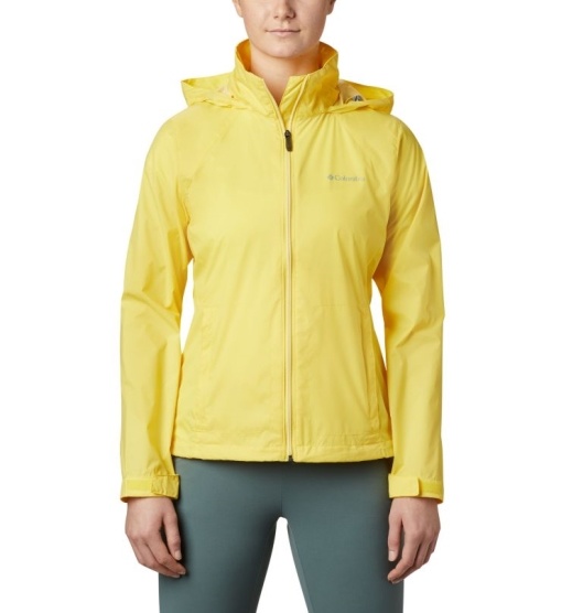 Columbia Switchback III Women's Rain Jacket Yellow | 178-WZSCGY