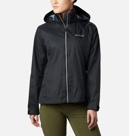 Columbia Switchback III Women's Rain Jacket Black | 459-NWCZIA