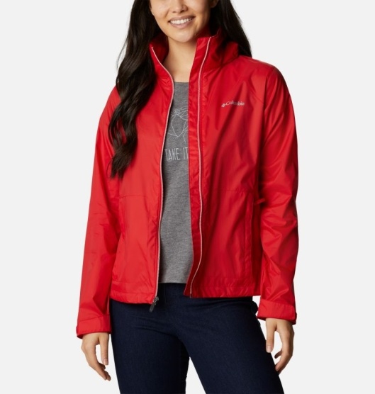 Columbia Switchback III Women's Rain Jacket Red | 687-NTUVQW