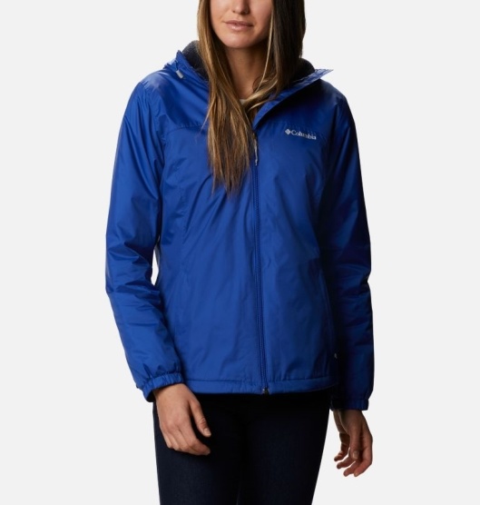 Columbia Switchback Sherpa Women's Rain Jacket Blue | 209-JBQOFE