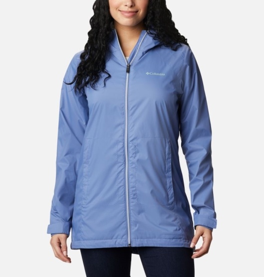 Columbia Switchback Women's Rain Jacket Blue | 279-BPAWFD