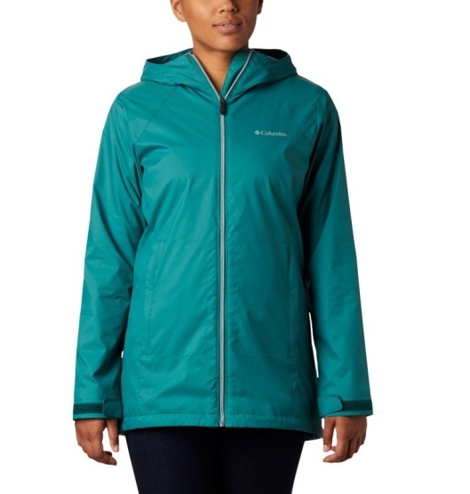 Columbia Switchback Women's Rain Jacket Blue | 580-RAQELU