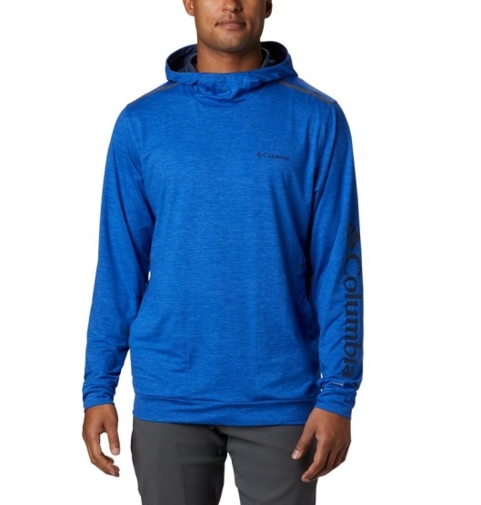 Columbia Tech Trail Men's Hoodies Azul | 863-EBQVPD