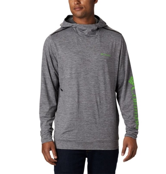 Columbia Tech Trail Men's Hoodies Grey | 498-SQGBNV