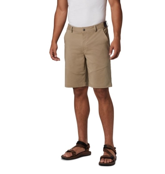 Columbia Tech Trail Men's Shorts Beige | 903-RXPDTY