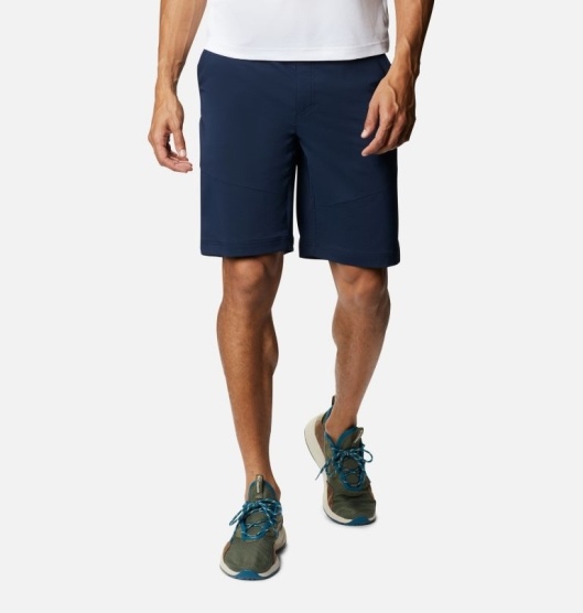 Columbia Tech Trail Men's Shorts Navy | 810-IQXREL