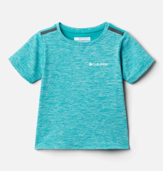 Columbia Tech Trek Kids' T-Shirt Blue | 038-JADKMG