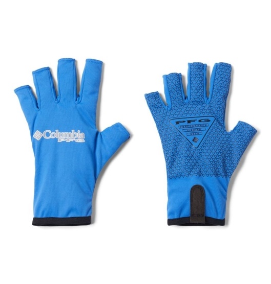 Columbia Terminal Tackle Men's Gloves Blue | 308-BCYNLU