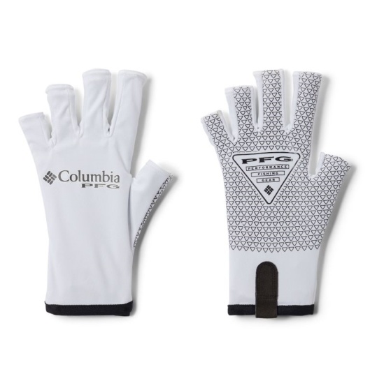 Columbia Terminal Tackle Men's Gloves White | 932-OLQPWN