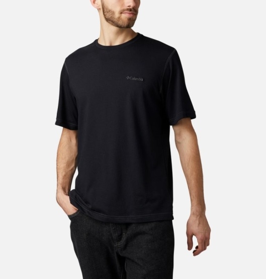 Columbia Thistletown Park Men's T-Shirt Black | 852-NBIVRE