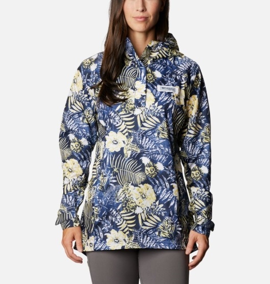 Columbia Tidal Spray II Women's Windbreaker Navy | 427-JFIOLV