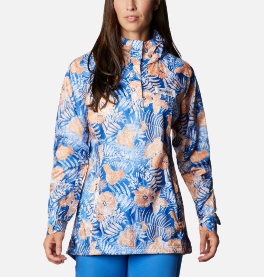 Columbia Tidal Spray II Women's Windbreaker Blue | 561-YWSTUA