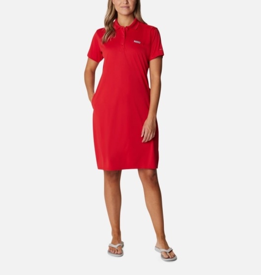 Columbia Tidal Tee Women's Dresses Red | 042-ARHZCF