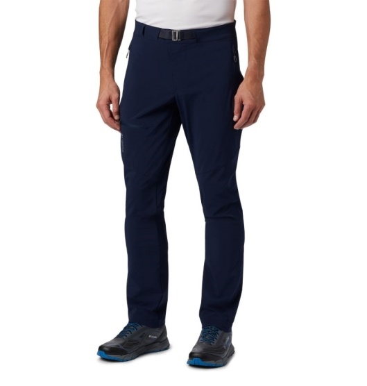 Columbia Titan Pass Men's Trail Pants Navy | 650-FEZBOV