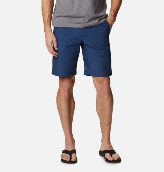 Columbia Trek-On Men's Shorts Blue | 706-GPDFYV