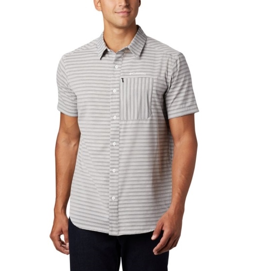 Columbia Twisted Creek II Men's Shirts Black | 085-NWQEHR