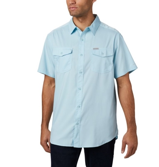 Columbia Utilizer II Men's Shirts Blue | 107-ATEZGM