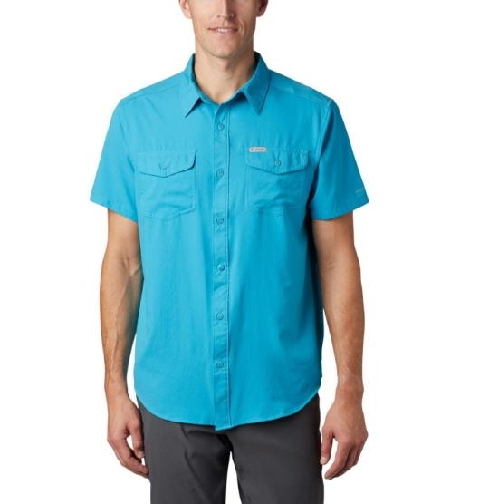 Columbia Utilizer II Men's Shirts Blue | 142-VQRAKU