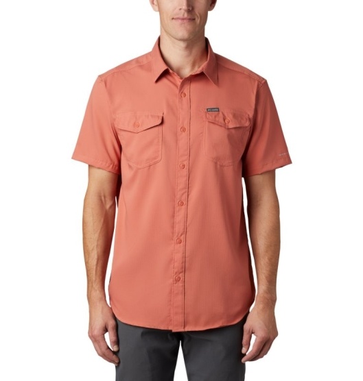 Columbia Utilizer II Men's Shirts Red | 081-ZRASHV