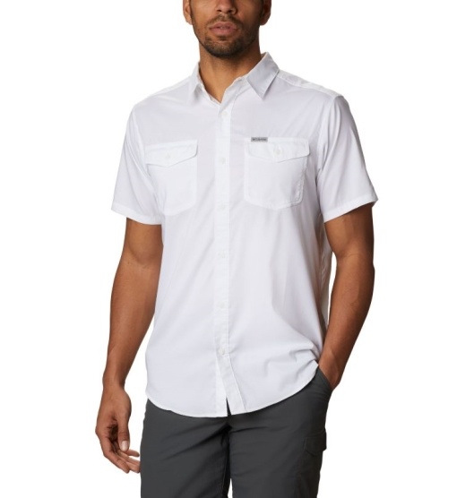 Columbia Utilizer II Men's Shirts White | 340-KHIYUW