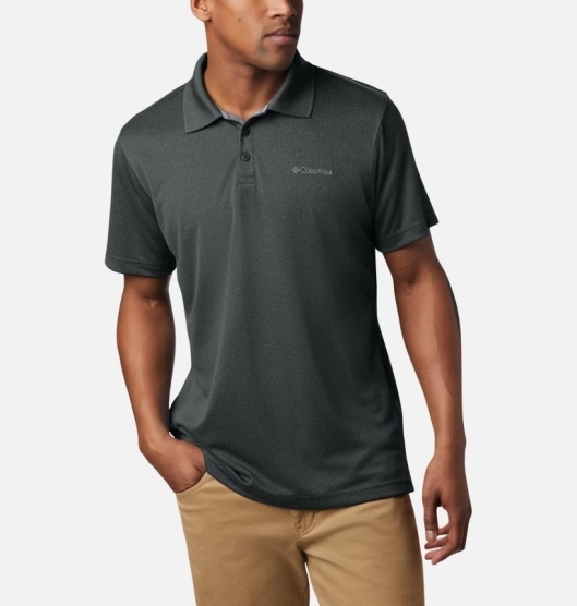 Columbia Utilizer Men's Polo Black | 289-OFTCIG