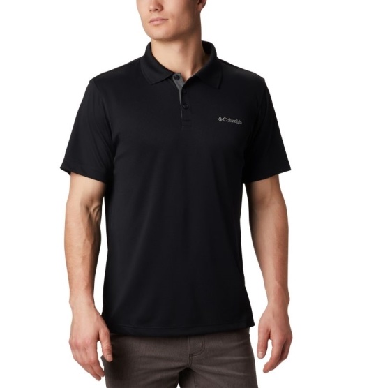 Columbia Utilizer Men's Polo Black | 342-JOGUDY