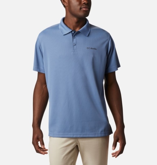 Columbia Utilizer Men's Polo Blue | 237-VIRWSU