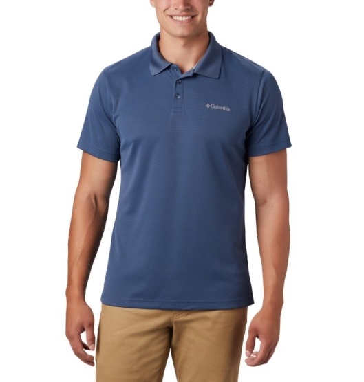 Columbia Utilizer Men's Polo Blue | 561-ARDYTE