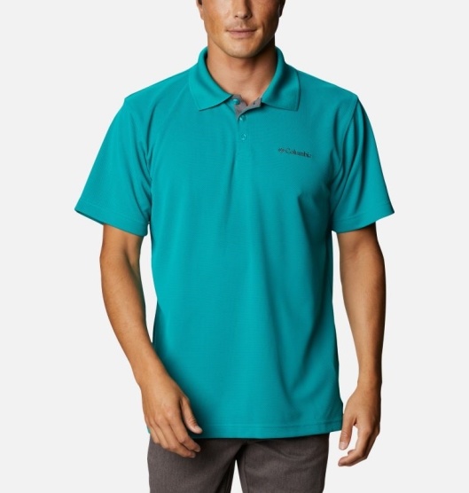 Columbia Utilizer Men's Polo Blue | 751-KTJGAI