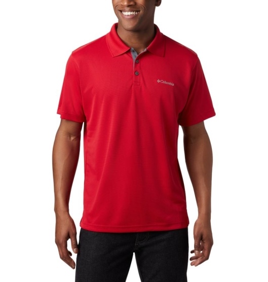 Columbia Utilizer Men's Polo Red | 074-GAJVOK