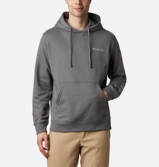 Columbia Viewmont II Men's Hoodies Grey | 875-UHFGBQ