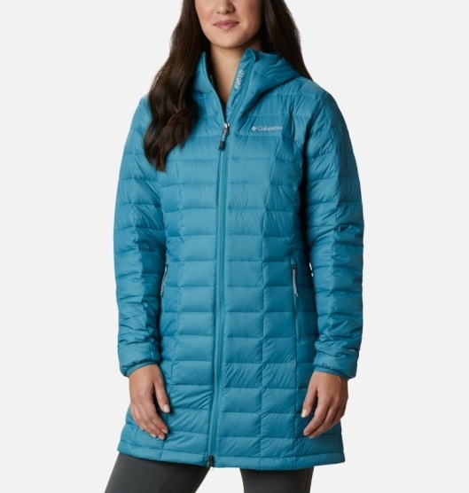 Columbia Voodoo Falls 590 Women's Down Jacket Blue | 287-VONMPF