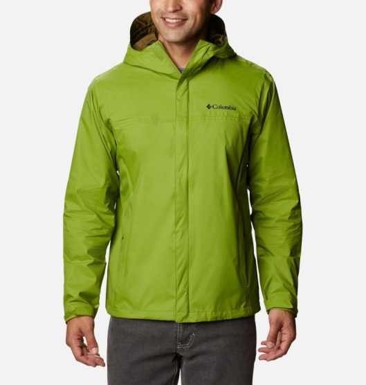 Columbia Watertigh Men's Rain Jacket Green | 739-AYHFIM