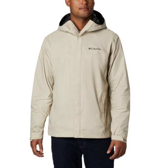 Columbia Watertigh Men's Rain Jacket Khaki | 379-JRIGVT