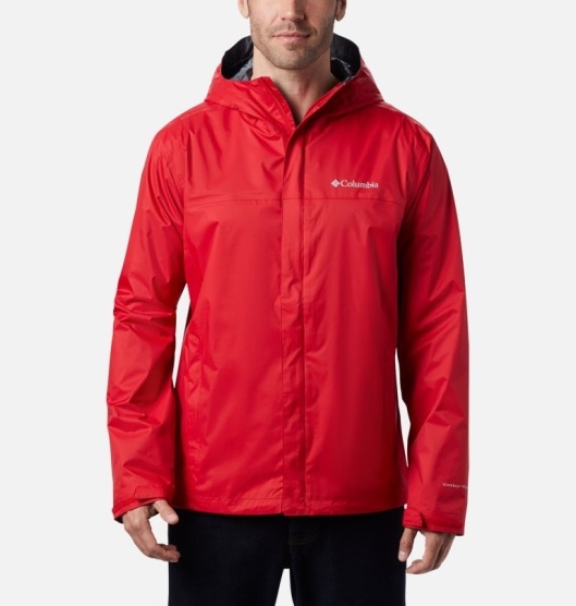 Columbia Watertigh Men's Rain Jacket Red | 548-FVKPWS