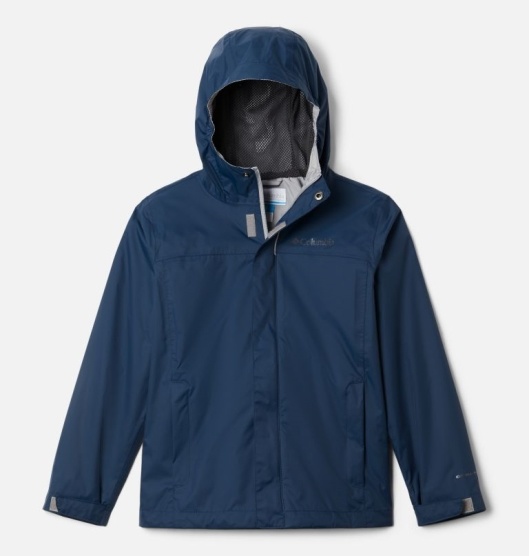 Columbia Watertight Kids' Waterproof Jacket Blue | 094-SXGURN