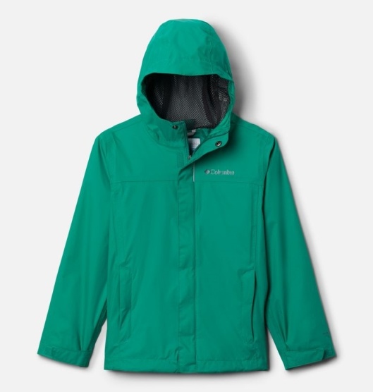 Columbia Watertight Kids' Waterproof Jacket Green | 483-WJHFYI