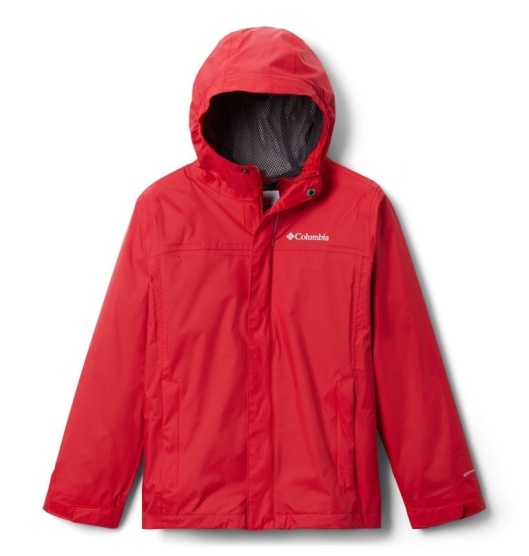 Columbia Watertight Kids' Waterproof Jacket Red | 783-OIHPAB